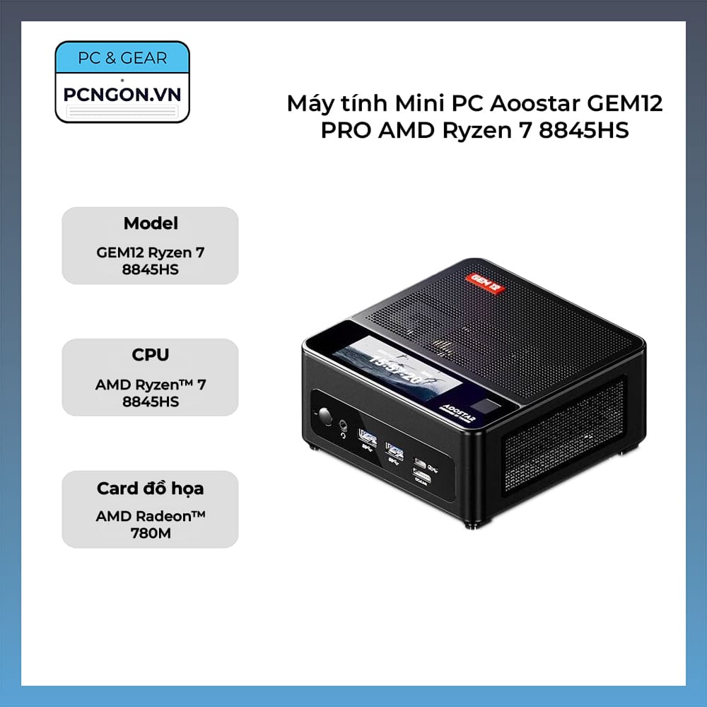 Mini PC Aoostar GEM12 PRO