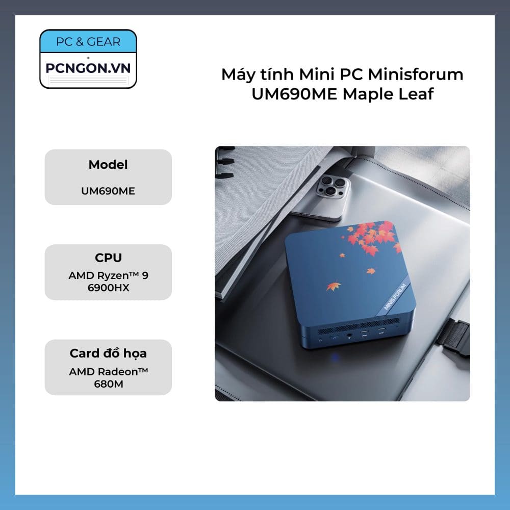 Mini PC Minisforum UM690ME Maple Leaf