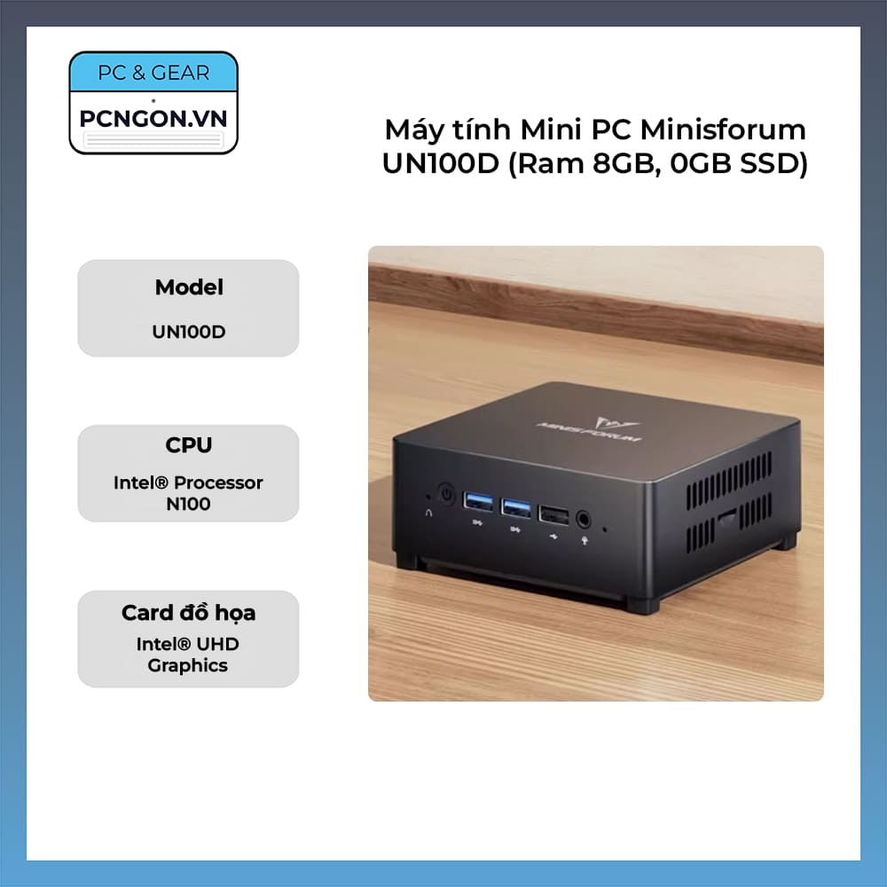 Mini PC Minisforum UN100D