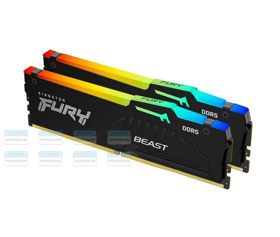 Ram Pc Kingston Fury Beast Rgb 16gb Ddr5 5600mhz (2 X 8gb) 1