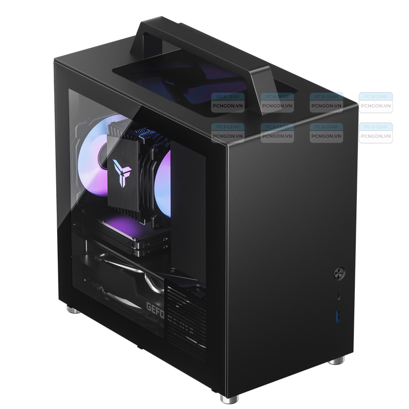 Vỏ Case Máy Tính Mini Itx Jonsbo T8 Plus Black 1