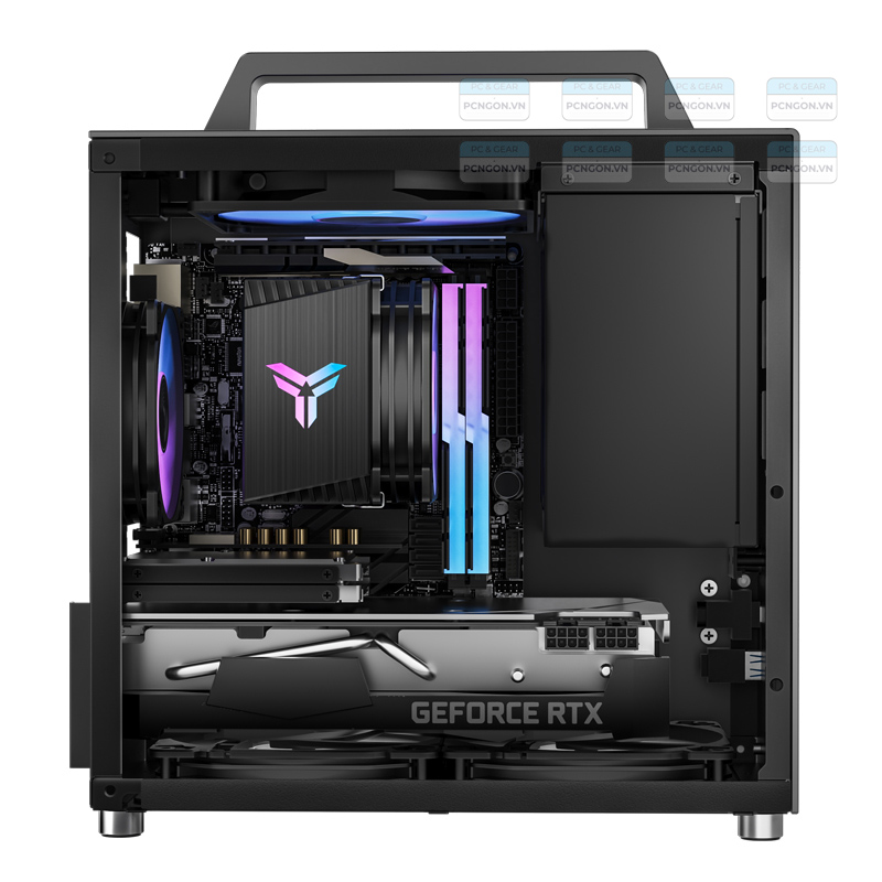 Vỏ Case Máy Tính Mini Itx Jonsbo T8 Plus Black 2