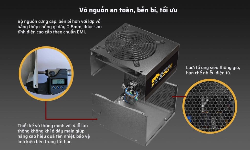 Những tiêu chí quan trọng để lựa chọn nguồn máy tính 800W