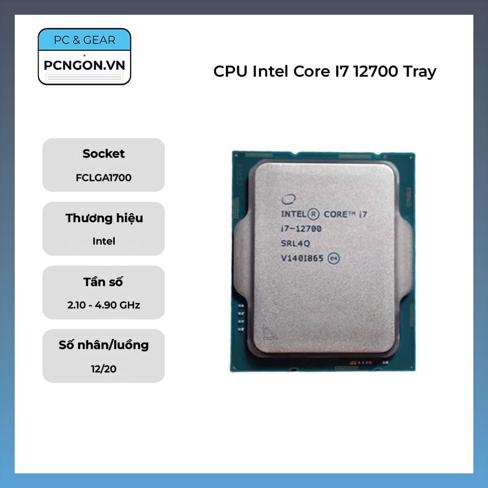 CPU Intel Core i7 12700 Tray