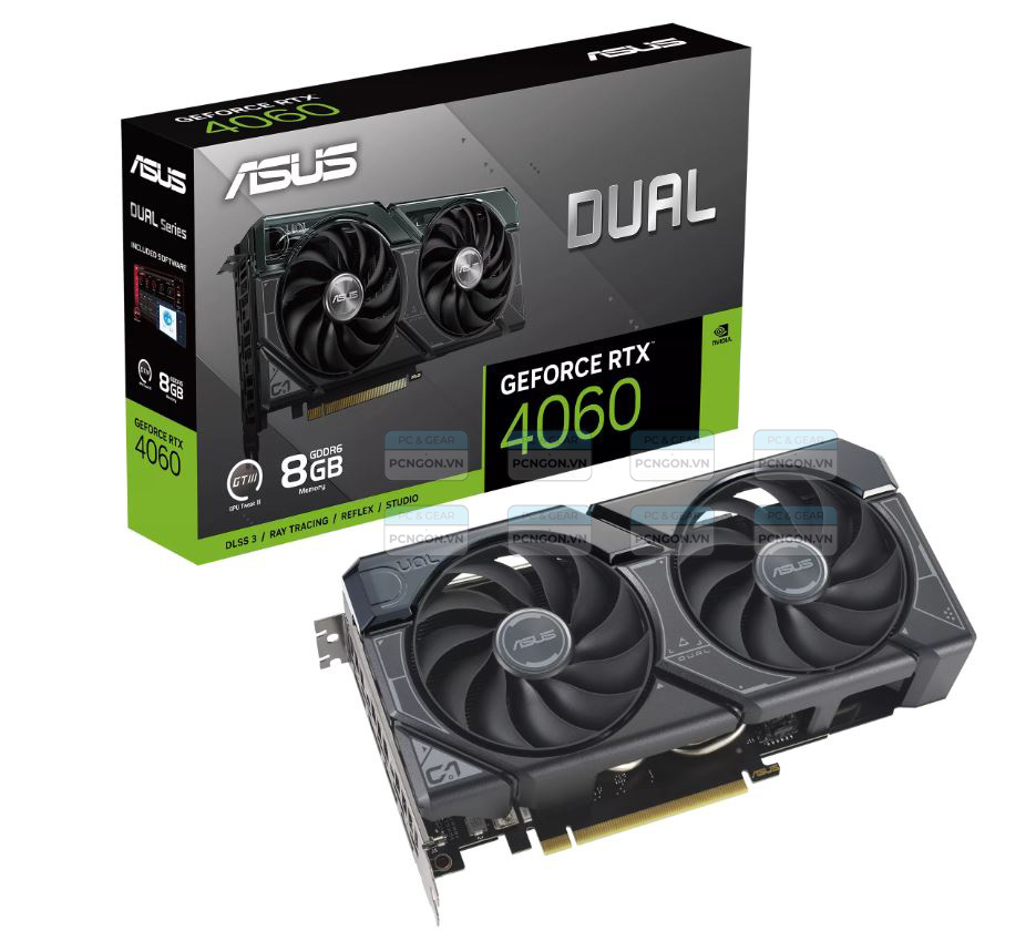 Card Màn Hình Asus Dual Geforce Rtx 4060 8gb Gddr6 5