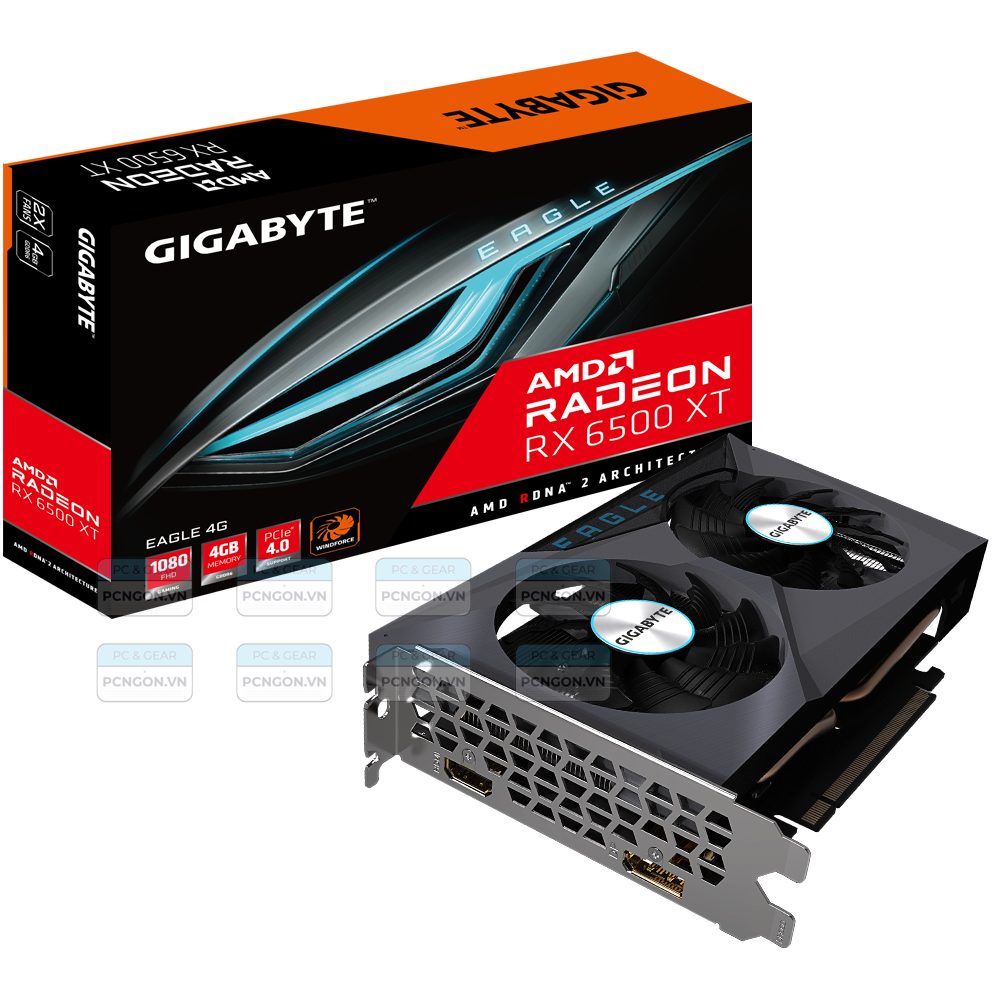 Card Màn Hình Gigabyte Radeon Rx 6500 Xt Eagle 4g