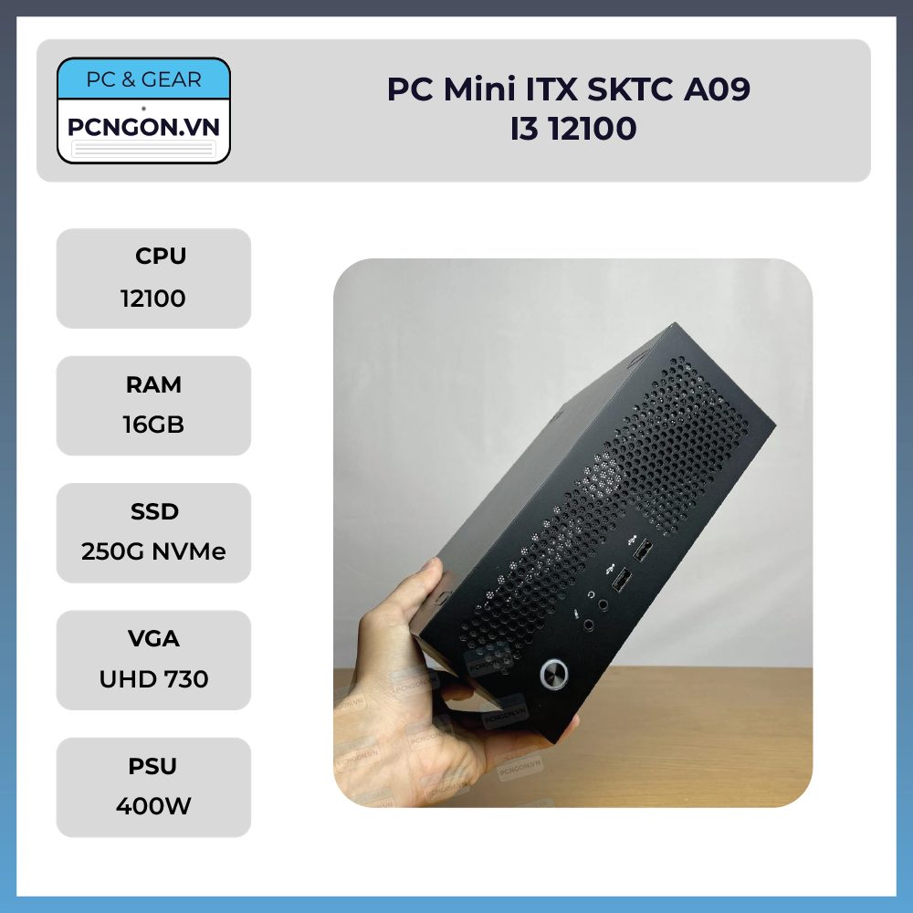 Pc Mini Itx Sktc A09 I3 12100