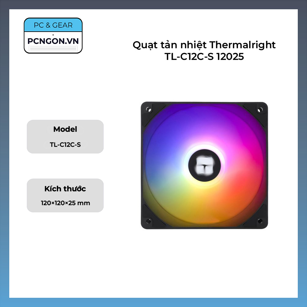 Quạt tản nhiệt Thermalright TL-C12C-S 12025