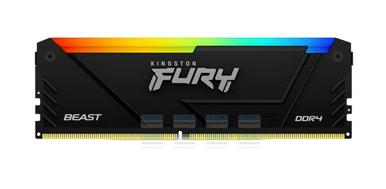 Ram Pc Kingston Fury Beast Rgb 16gb Ddr4 3200mhz 1