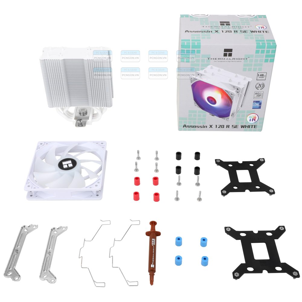 Tản Nhiệt Cpu Thermalright Assassin X 120 Refined Se White Argb 6