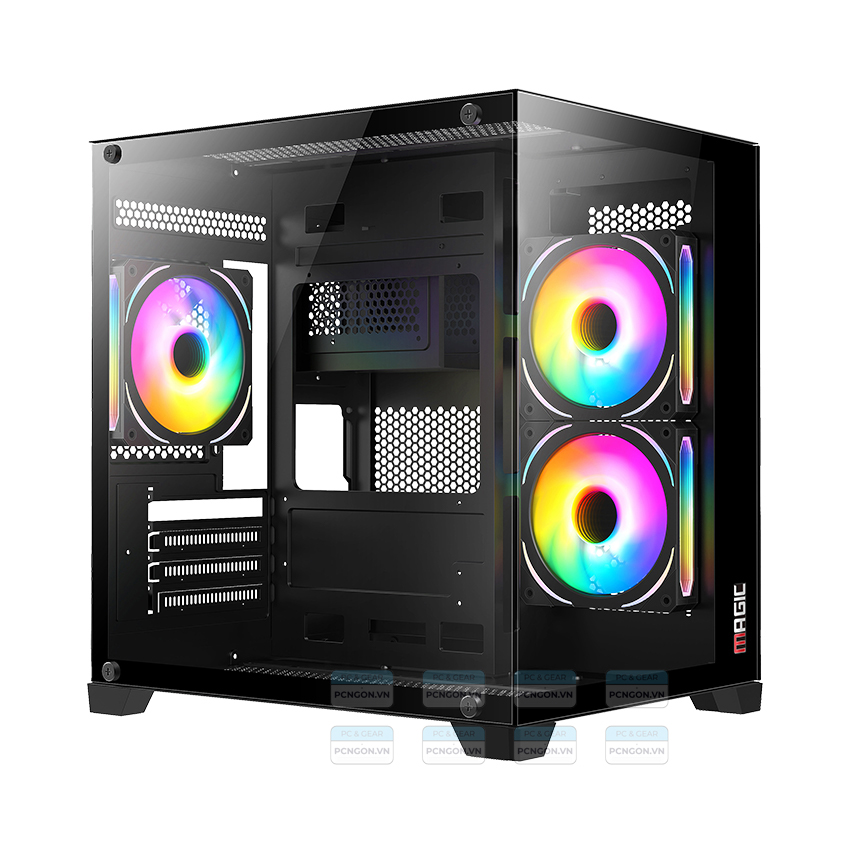 Vỏ Case Máy Tính Magic Aqua M Ultra Đen 2