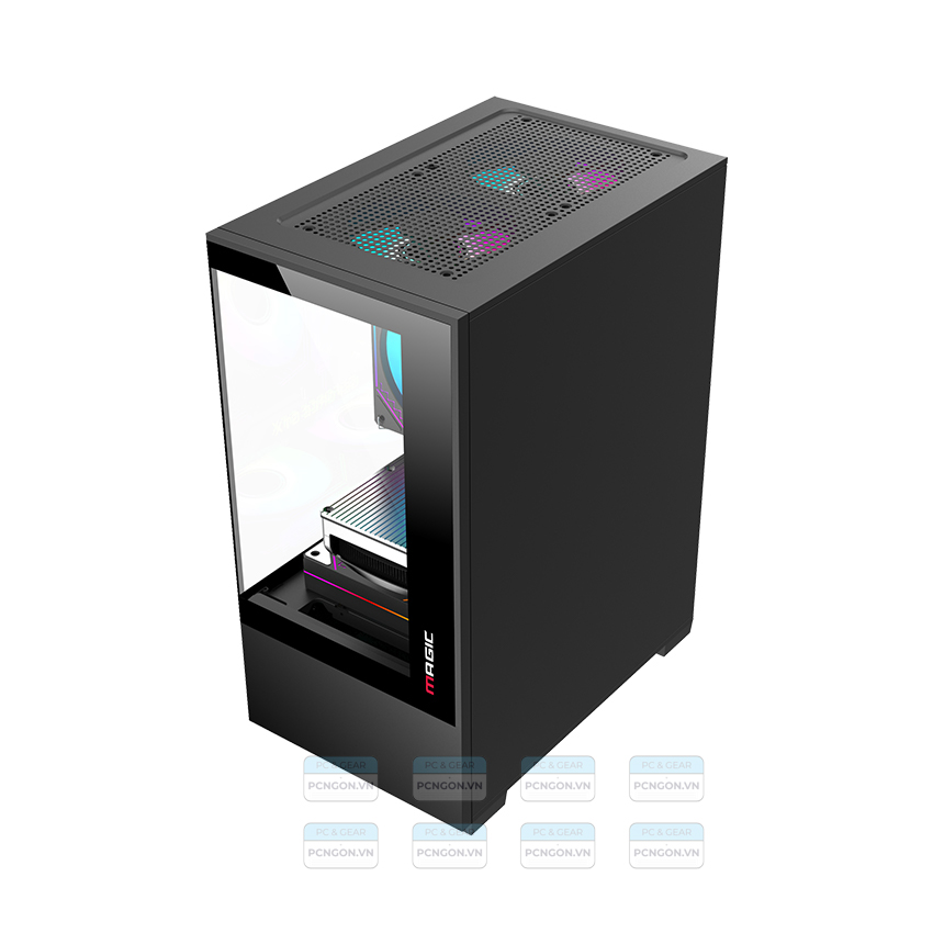 Vỏ Case Máy Tính Magic Mix Đen 4