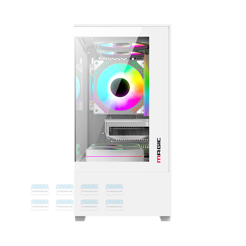 Vỏ Case Máy Tính Magic Mix Trắng 2