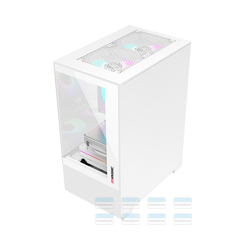 Vỏ Case Máy Tính Magic Mix Trắng 4