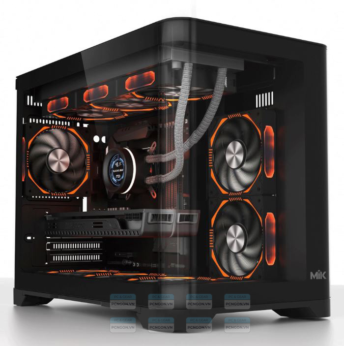 Vỏ Case Máy Tính Mik Focalors Đen 1