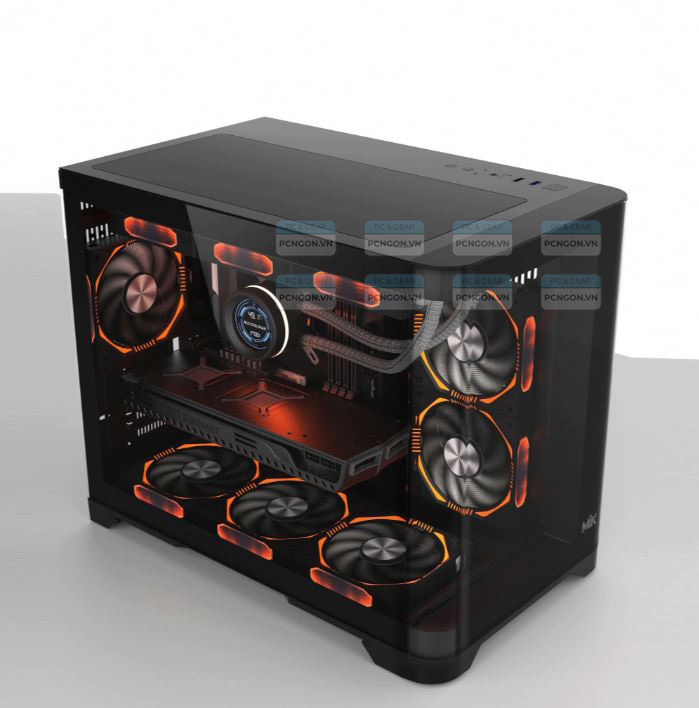 Vỏ Case Máy Tính Mik Focalors Đen 2