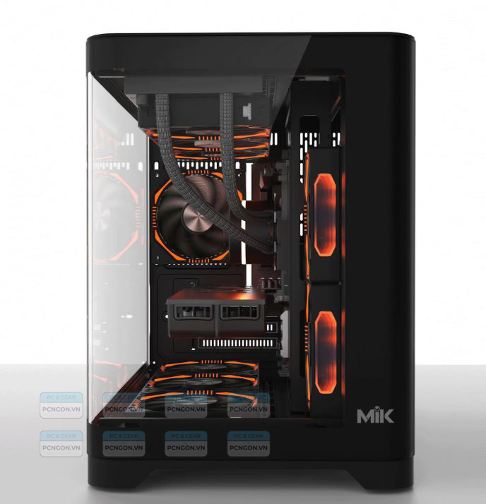 Vỏ Case Máy Tính Mik Focalors Đen 5