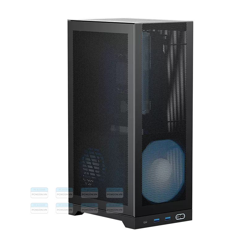 Vỏ Case Máy Tính Mini Itx Shiny Snake L300 Đen (kèm Riser 3.0) 1