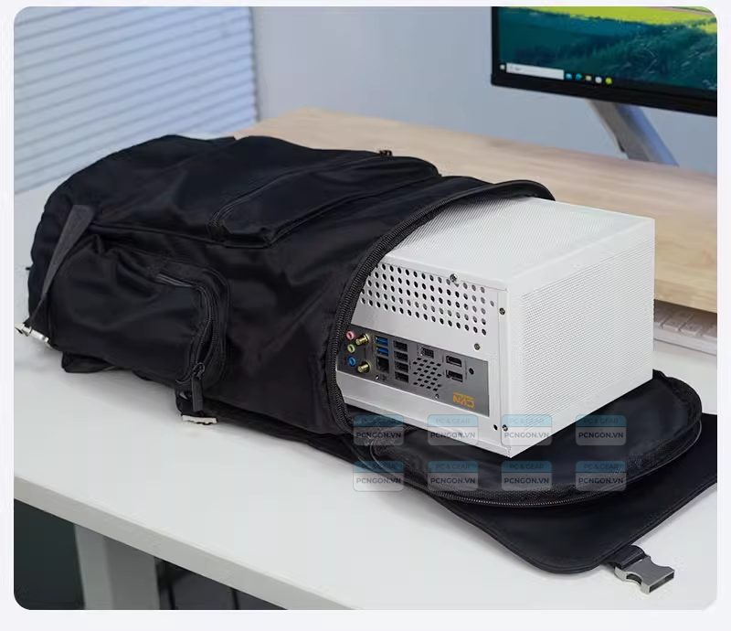 Vỏ Case Máy Tính Mini Itx Shiny Snake L300 Đen (kèm Riser 3.0) 5