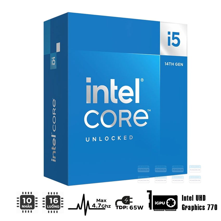 Cpu Intel Core I5 14400 Chính Hãng (2.5ghz Turbo 4.7ghz, 10 Nhân 16 Luồng) 1