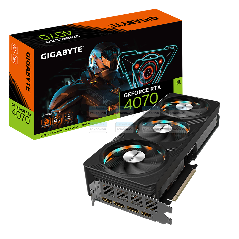 Card Màn Hình Gigabyte Geforce Rtx 4070 Gaming Oc 12g 1