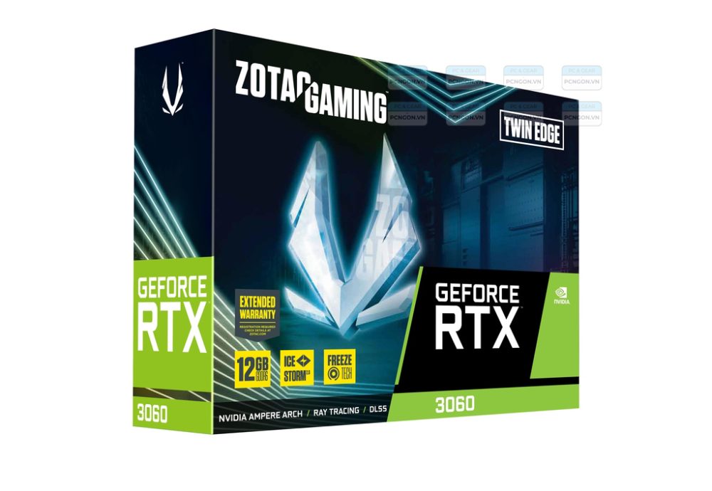 Card Màn Hình Zotac Gaming Geforce Rtx 3060 Twin Edge 5