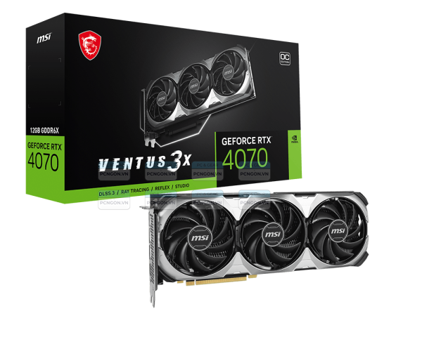 Card Màn Hình Msi Geforce Rtx 4070 Ventus 3x E 12g Oc 1