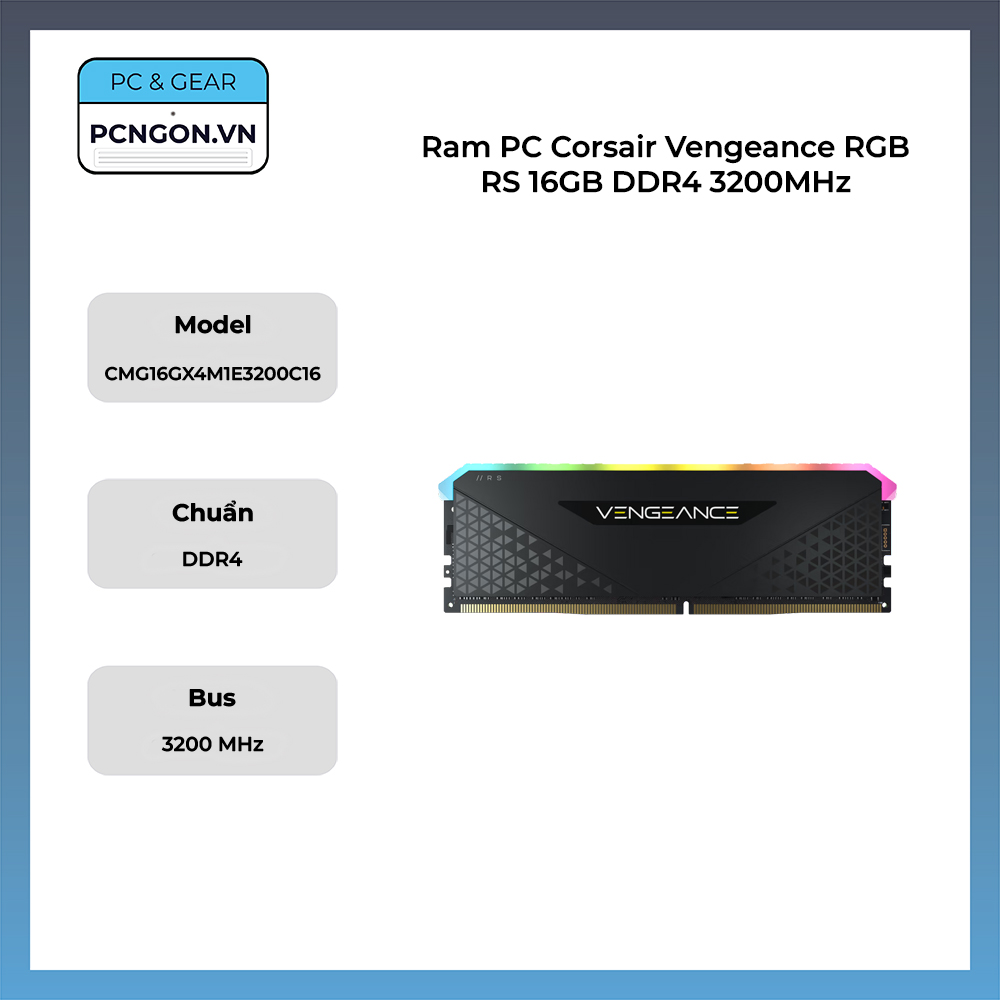 Ram Pc Corsair Vengeance Rgb Rs 16gb Ddr4 3200mhz