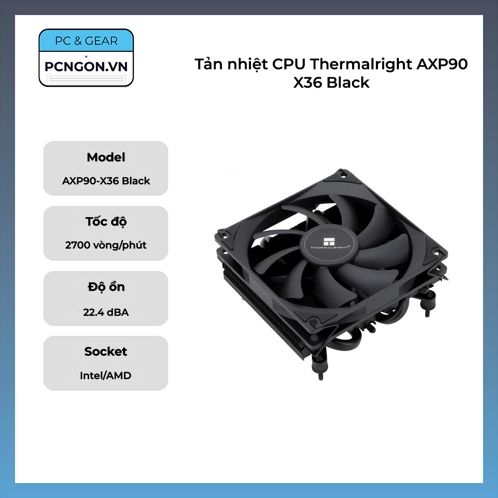 Tản Nhiệt Cpu Thermalright Axp90 X36 Black