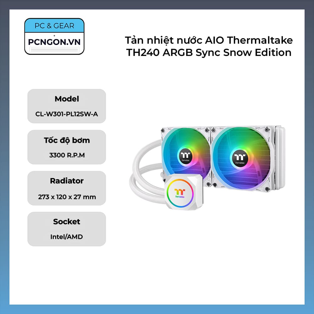 Thermaltake TH240 ARGB Sync Snow Edition