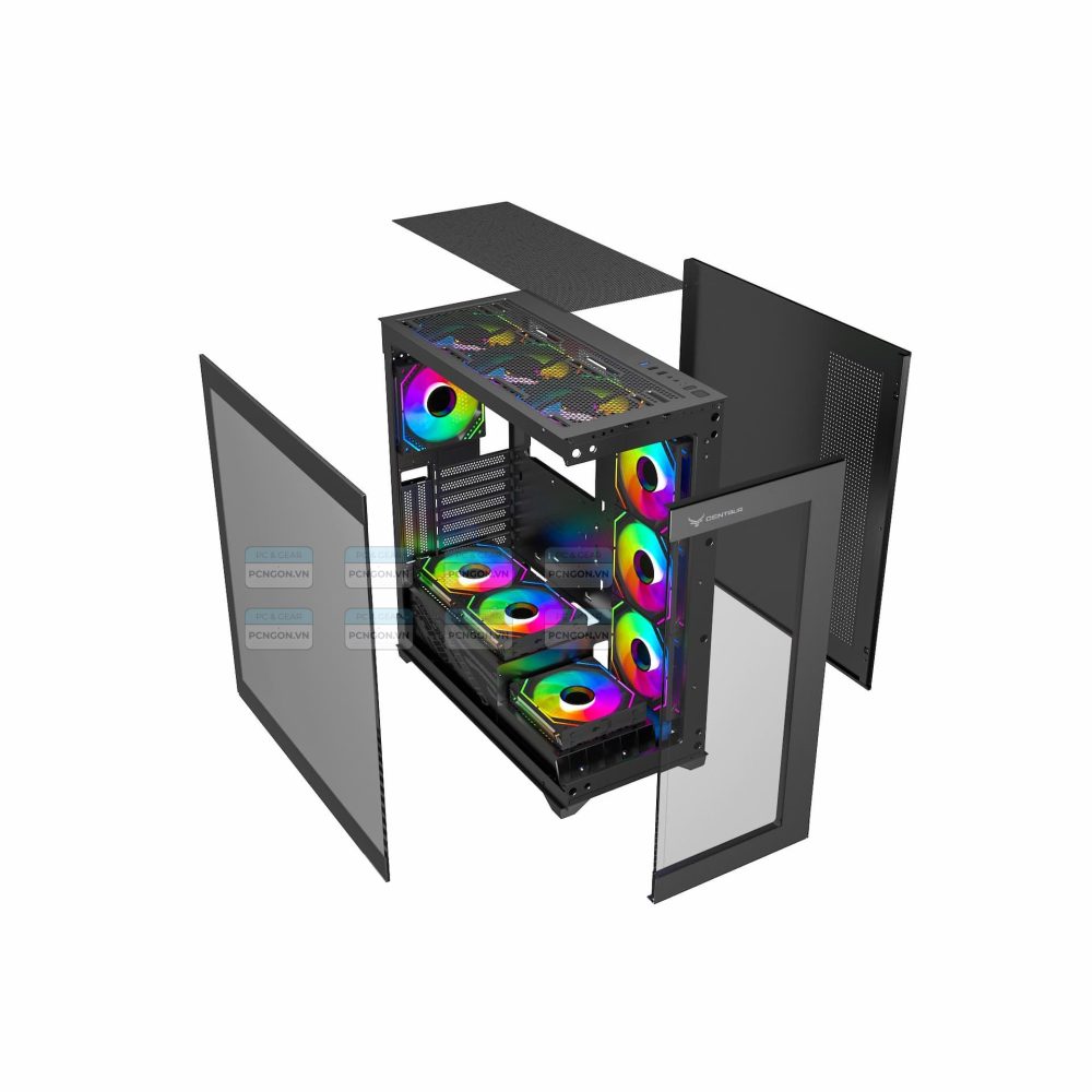 Vỏ Case Máy Tính Centaur Nova Đen 4