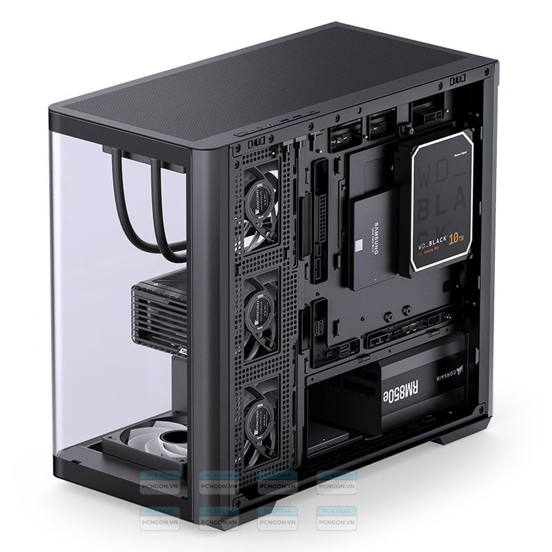 Vỏ Case Máy Tính Jonsbo D300 Đen 3