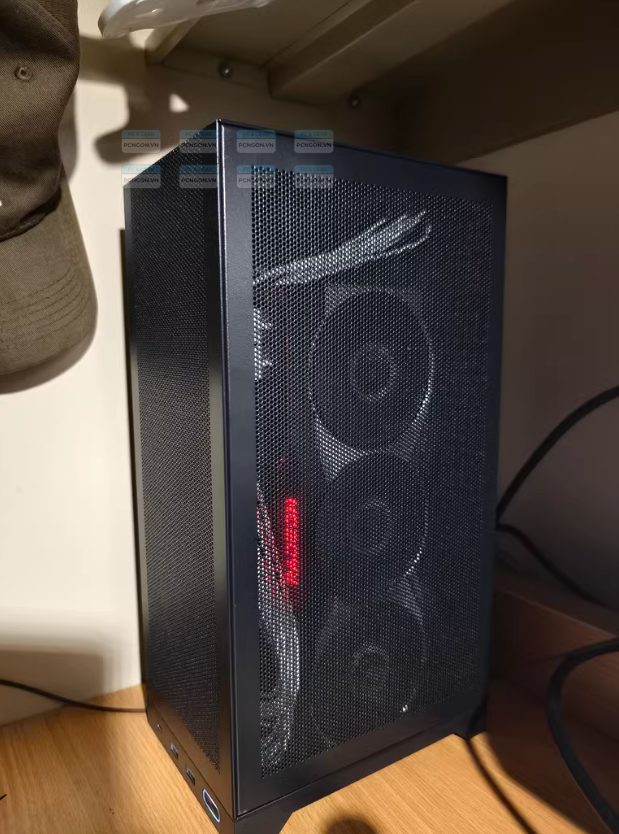 Vỏ Case Máy Tính Mini Itx Shiny Snake L300 Đen (kèm Riser 4.0) 10