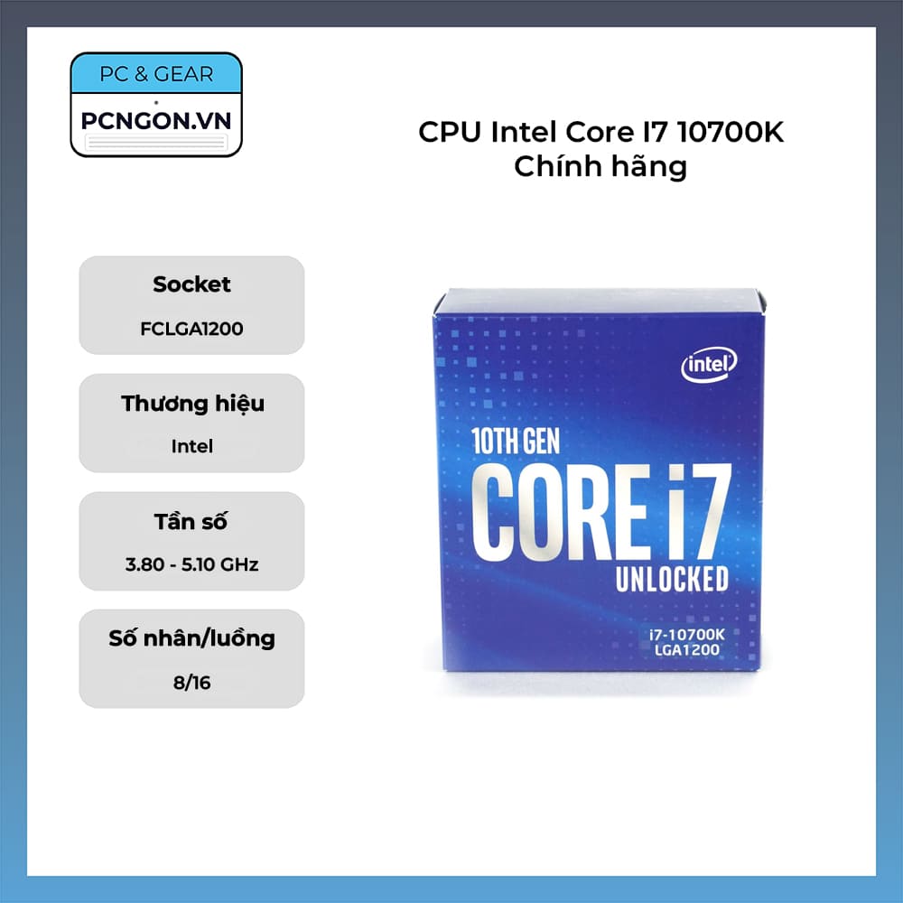 CPU Intel Core i7 10700K