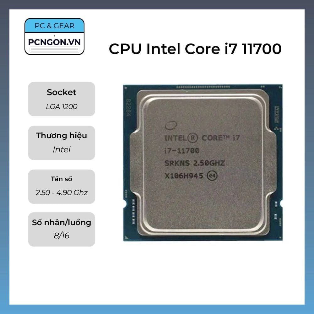 CPU Intel Core i7-11700