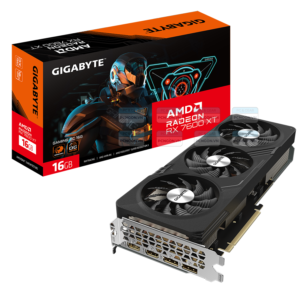 Card Màn Hình Gigabyte Radeon Rx 7600 Xt Gaming Oc 16g 1