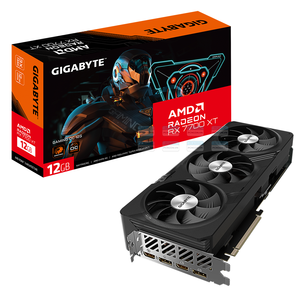 Card Màn Hình Gigabyte Radeon Rx 7700 Xt Gaming Oc 12g 1