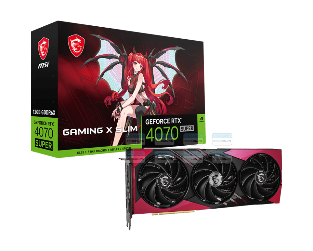 Card Màn Hình Msi Geforce Rtx 4070 Super 12g Gaming X Slim Mlg 1