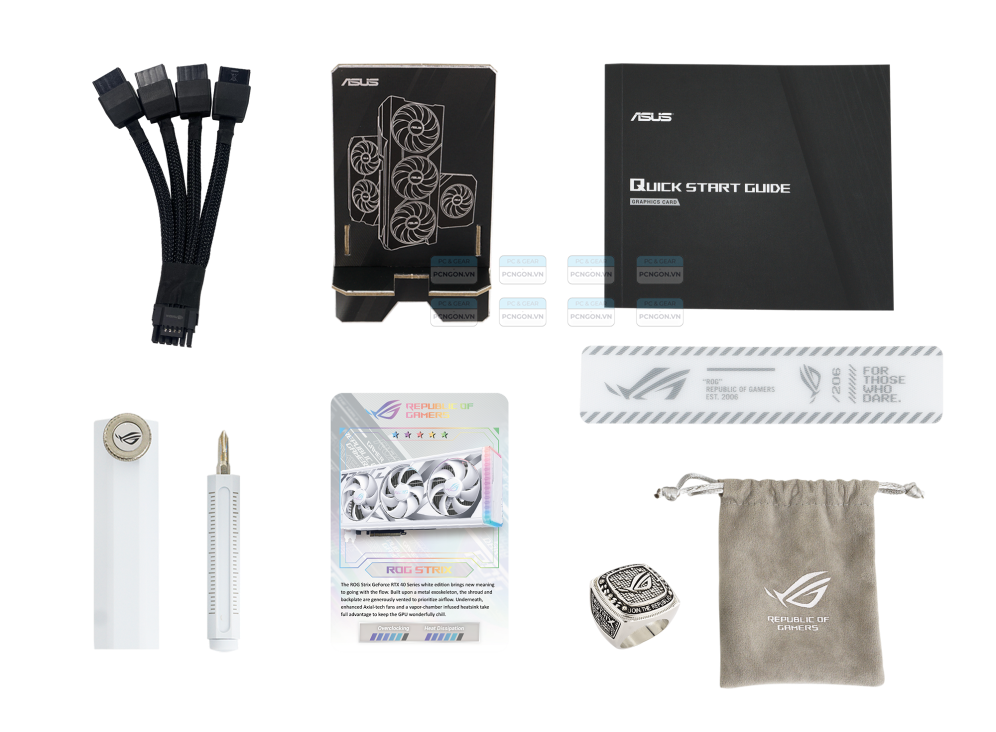 Card Màn Hình Asus Rog Strix Geforce Rtx 4090 24gb Gddr6x White Oc Edition 5