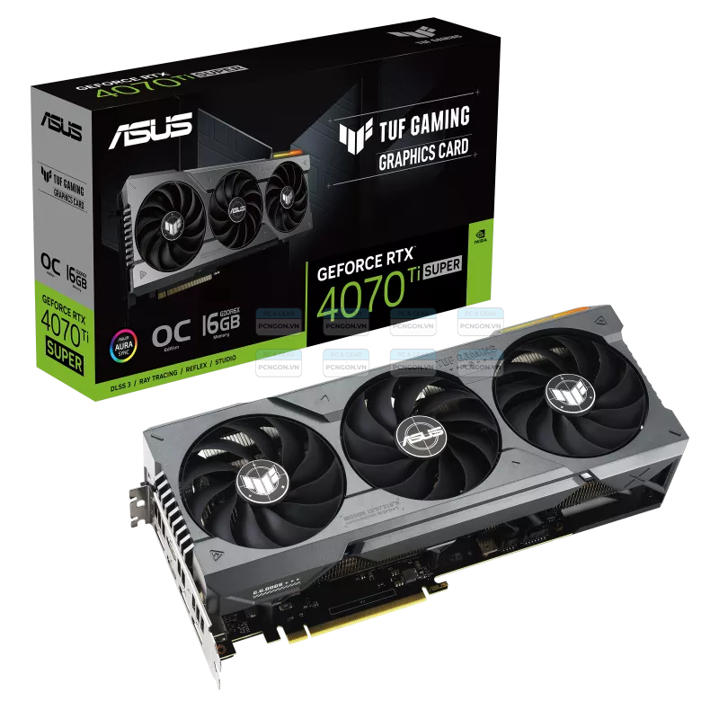 Card Màn Hình Asus Tuf Gaming Geforce Rtx 4070 Ti Super 16gb Gddr6x Oc Edition 4