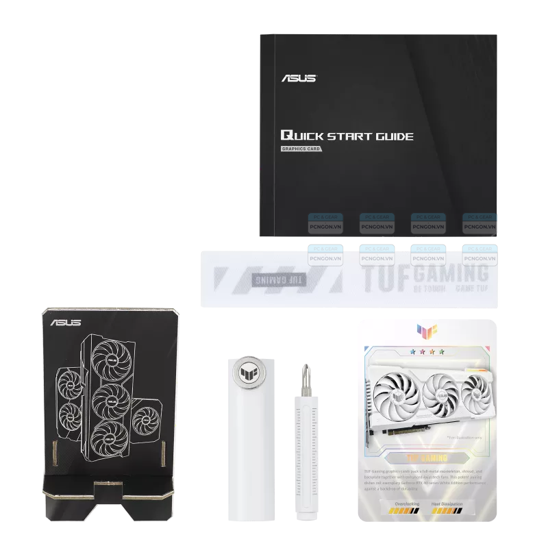 Card Màn Hình Asus Tuf Gaming Geforce Rtx 4070 Ti White Oc Edition 12gb Gddr6x 5