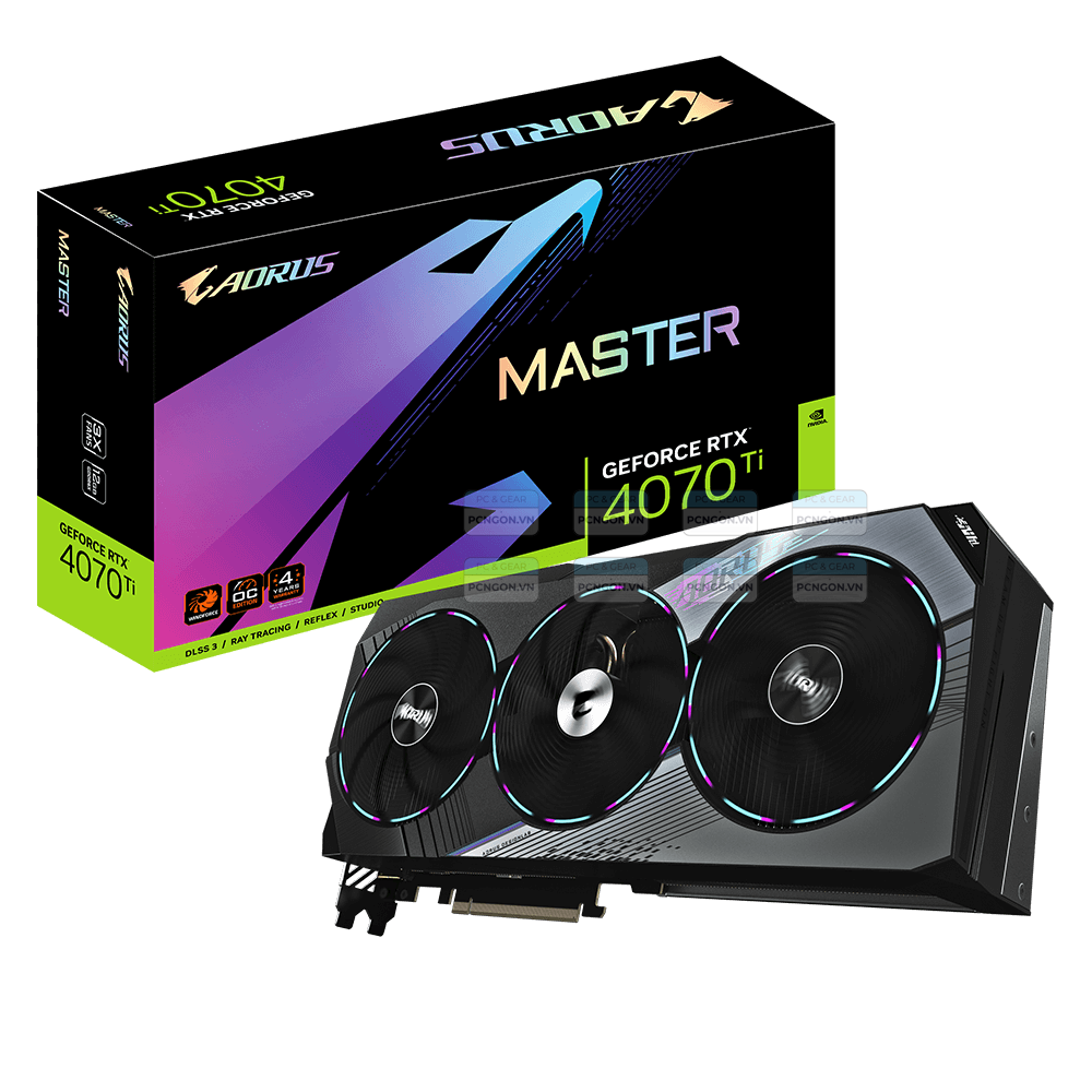 Card Màn Hình Gigabyte Aorus Geforce Rtx 4070 Ti Master 12g 5
