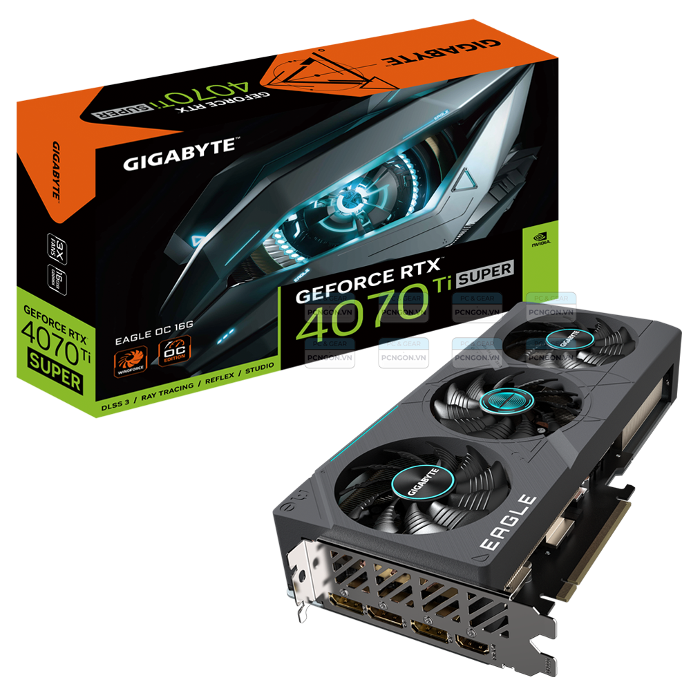 Card Màn Hình Gigabyte Geforce Rtx 4070 Ti Super Eagle Oc 16g 1
