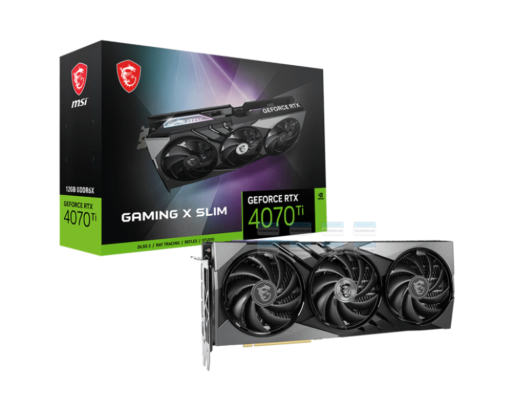 Card Màn Hình Msi Geforce Rtx 4070 Ti Gaming X Slim 12g 1