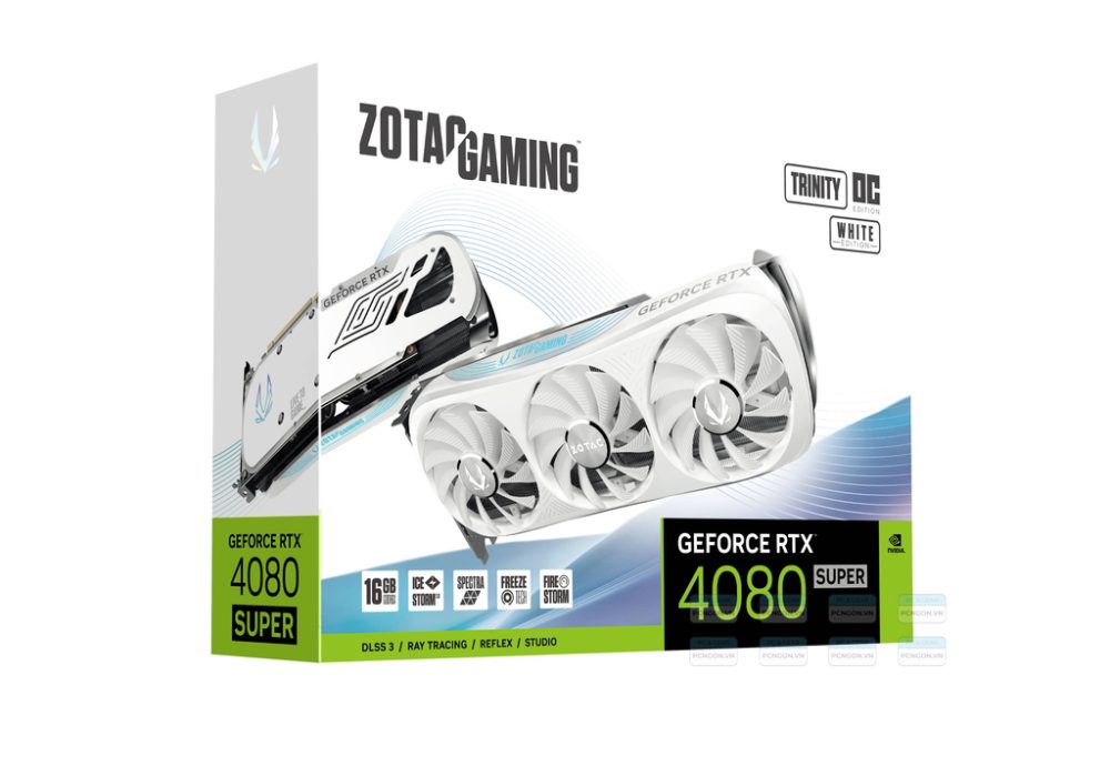 Card Màn Hình Zotac Gaming Geforce Rtx 4080 Super Trinity Oc White Edition 16gb Gddr6x 5