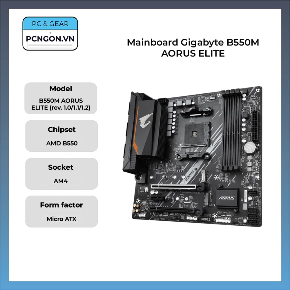 Mainboard Gigabyte B550M AORUS ELITE
