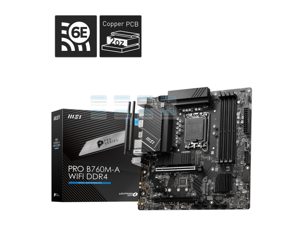 Mainboard Msi Pro B760m-a Wifi Ddr4 1