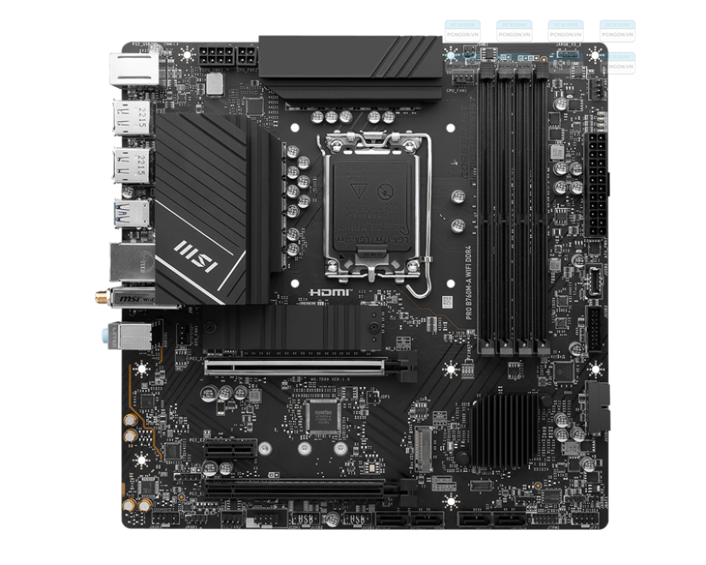 Mainboard Msi Pro B760m-a Wifi Ddr4 2