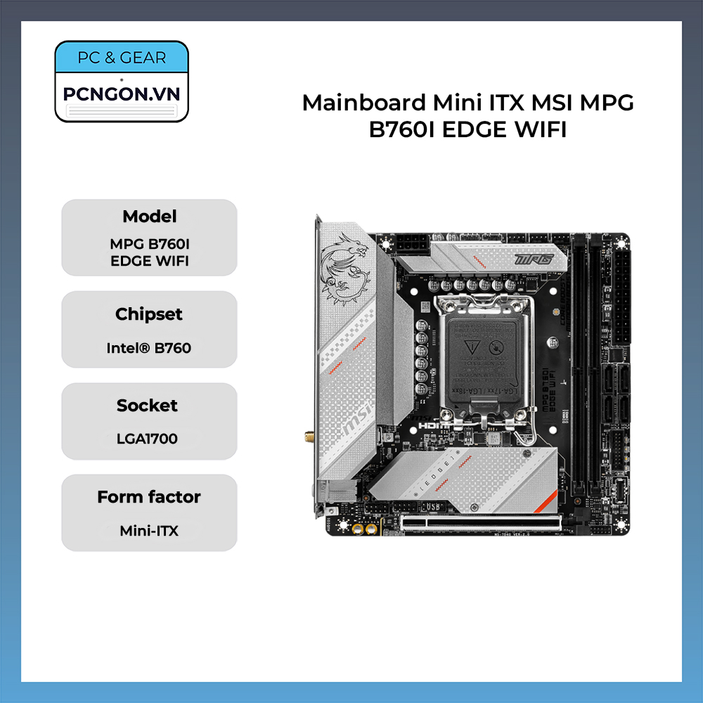 Mainboard Mini Itx Msi Mpg B760i Edge Wifi