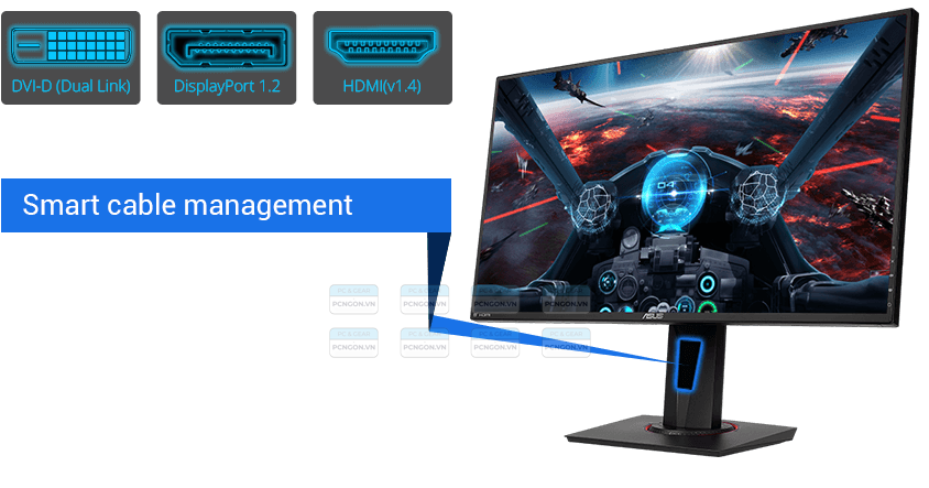 Màn Hình Gaming Asus 27 Inch Full Hd 144hz (vg278q) 2